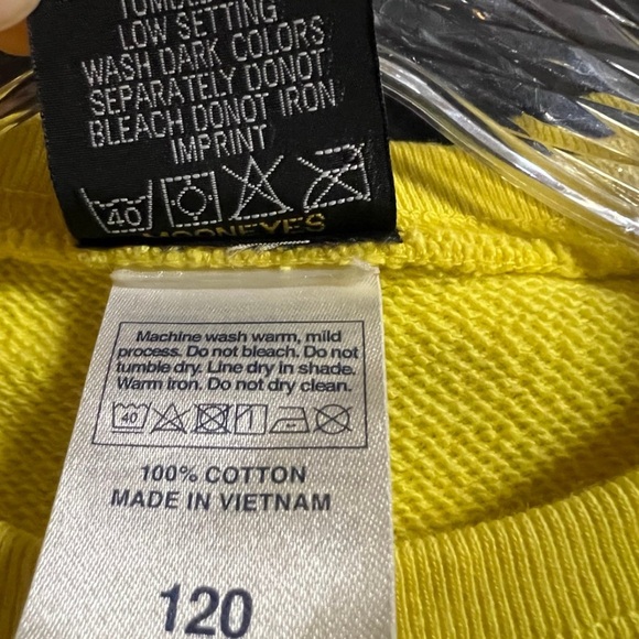 Mooneyes Sweatshirt Kids Size XS Yellow Hot Rod Streetwear Apparel Uncommon - Picture 6 of 8